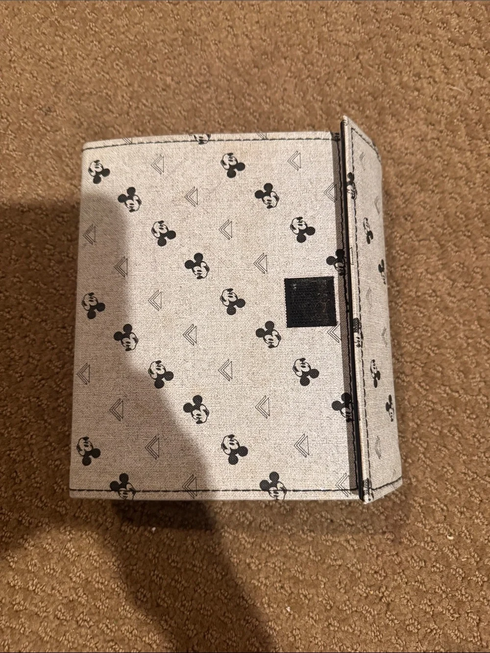 VINTAGE Mickey daily planner- Gray Mickey Pattern